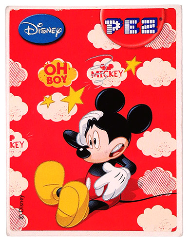PEZ - Stickers - Mickey & Minnie - Mickey - oh boy