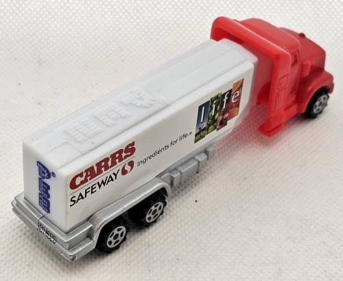 PEZ - Advertising Safeway - Truck - Red cab, white truck - Carrs