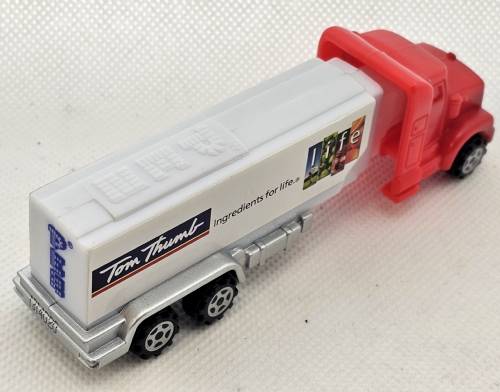 PEZ - Advertising Safeway - Truck - Red cab, white truck - Tom Thumb