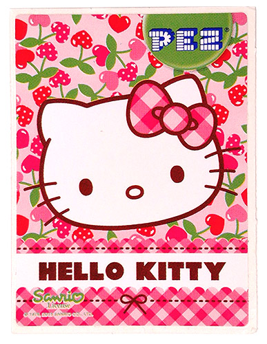 PEZ - Stickers - Hello Kitty - 2013 - Big Head