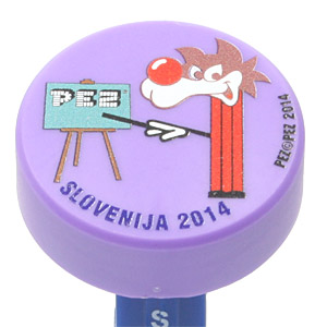 PEZ - Slovenian PEZ 2014 - Puck - Grey Hair - Purple