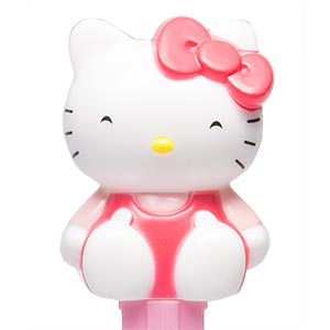 PEZ - Fullbody - Hello Kitty in Overalls - Sleeping pink