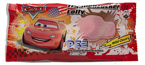 PEZ - Food - Traubenzucker Lolly - Lightning McQueen