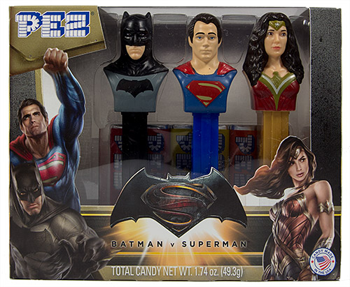 PEZ - Batman vs. Superman - DC - Justice League Gift Set 3-Pack