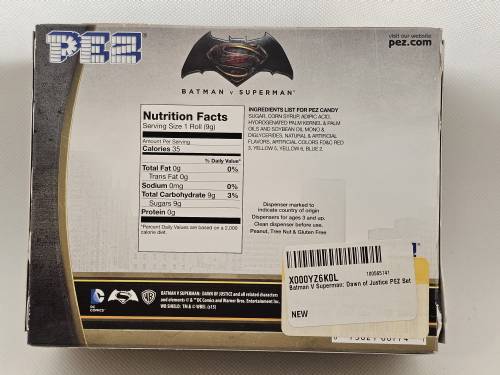 PEZ - Batman vs. Superman - DC - Justice League Gift Set 3-Pack