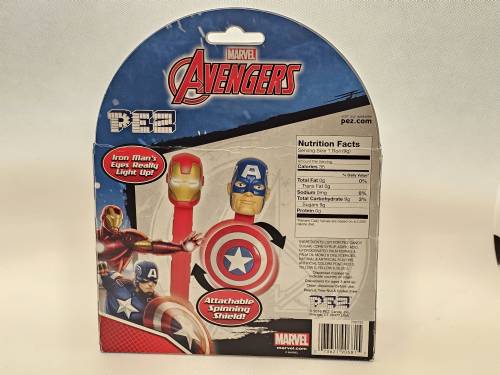 PEZ - Avengers 2015 - Marvel - Iron Man and Captain America Gift Pack