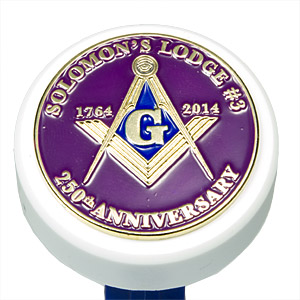 PEZ - Charity - Solomon's Lodge - Puck - Purple Top