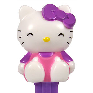 PEZ - Fullbody - Hello Kitty in Overalls - Sleeping purple