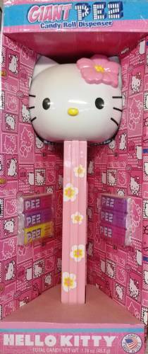 PEZ - Hello Kitty - Hawaiian Hello Kitty - Dark Pink Flower