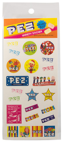 PEZ - Miscellaneous (Non-Dispenser) - Variety Sticker - orange