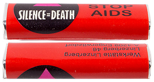 PEZ - Individual Packs - Stop Aids - Silence=Death