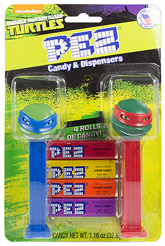 PEZ - Series C - TMNT Double Pack Donatello & Raphael