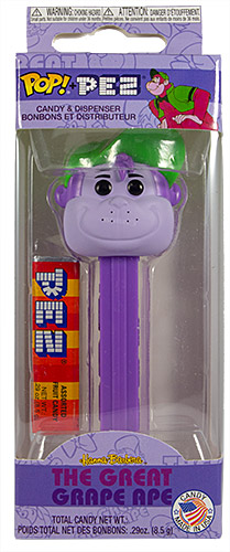 PEZ - Hanna Barbera - The Great Grape Ape - Purple back