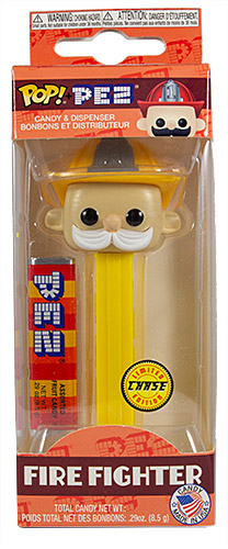 PEZ - PEZ Pals - Firefighter (Chase) - Yellow Hat