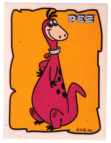 PEZ - Stickers - Flintstones - Small Single Border - Dino