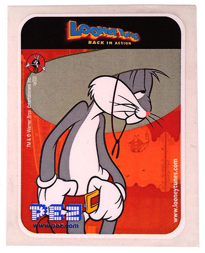 PEZ - Stickers - Looney Tunes - Back in Action - Bugs Bunny