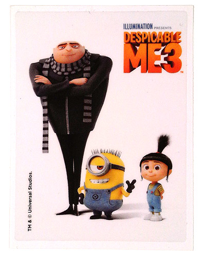 PEZ - Stickers - Despicable Me 3 - Gru, Stuart & Agnes