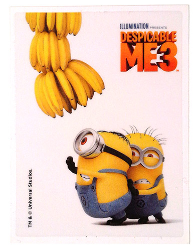 PEZ - Stickers - Despicable Me 3 - Stuart & Dave with banana