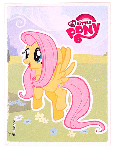 PEZ - Stickers - My Little Pony - Fluttershy on gras