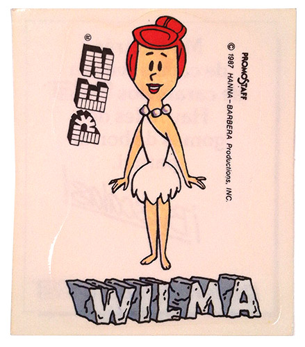 PEZ - Stickers - Flintstones Spanish - Wilma - Standing