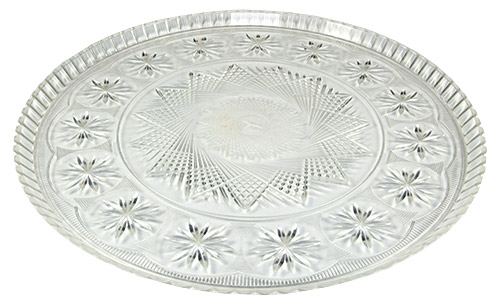 PEZ - Kchenutensilien - Kunststoff Platte Kristall - rund