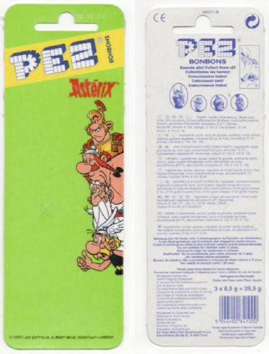 PEZ - Card MOC -Asterix - Series B - Obelix - B