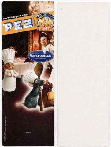 PEZ - Card MOC -Disney Movies - Ratatouille - Skinner