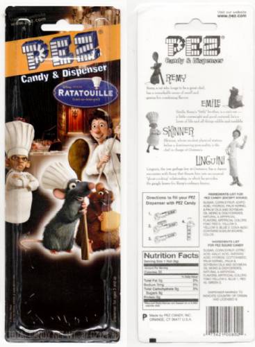 PEZ - Card MOC -Disney Movies - Ratatouille - Skinner