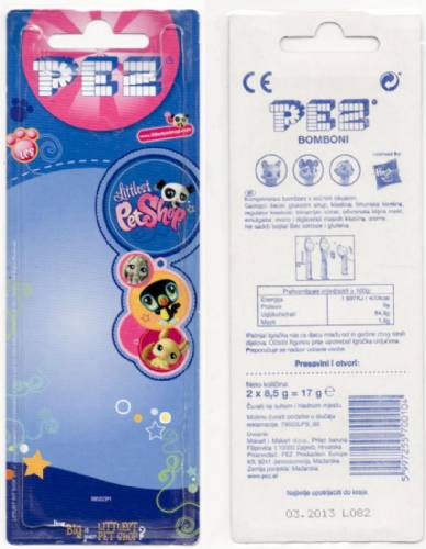 PEZ - Card MOC -Movie and Series Characters - Littlest Pet Shop - Monkey