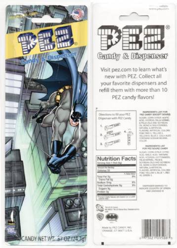 PEZ - Card MOC -Super Heroes - Batman and Villains - DC - Batman - C
