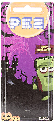 PEZ - Card MOC -Halloween - Friendly ghost - without pupils