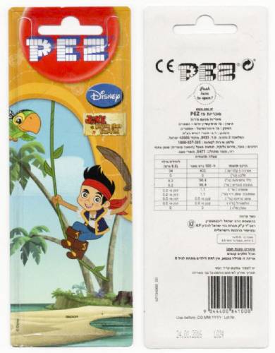 PEZ - Card MOC -Disney Movies - Jake and the Never Land Pirates - Skully