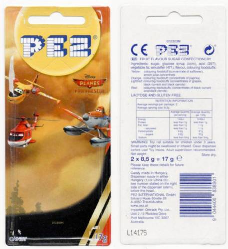 PEZ - Card MOC -Disney Movies - Planes - Planes 2 - Blade Ranger