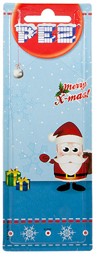 PEZ - Card MOC -Christmas - Penguin - green cap
