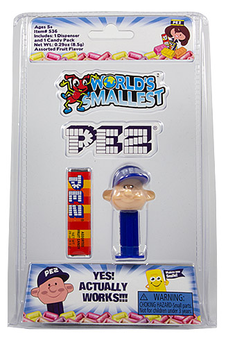 PEZ - Card MOC -PEZ Miscellaneous - World's smallest PEZ - PEZ Boy