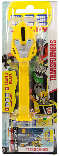 PEZ - Card MOC -Transformers - Robots in disguise - Bumblebee - with play code - B