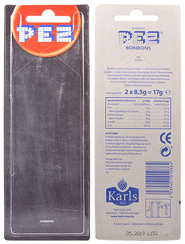 PEZ - Card MOC -Advertising Dispenser - Karlchen