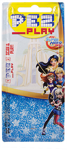 PEZ - Card MOC -Super Hero Girls - DC - Supergirl - with play code