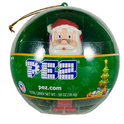 PEZ - Card MOC -Christmas - Mini PEZ - Santa Claus - Ornaments Ball - F