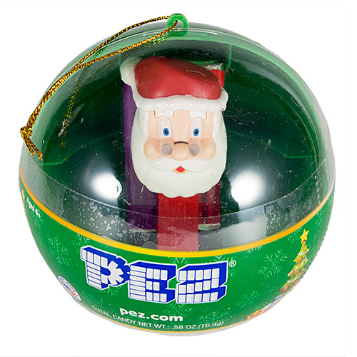 PEZ - Card MOC -Christmas - Mini PEZ - Santa Claus - Ornaments Ball - F