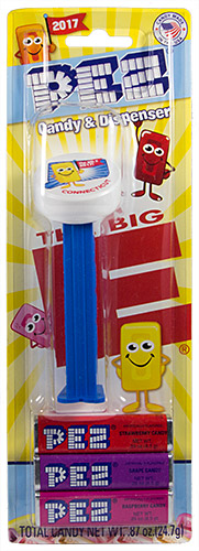 PEZ - Card MOC -PEZ Miscellaneous - Big E Puck CT - Connecticut