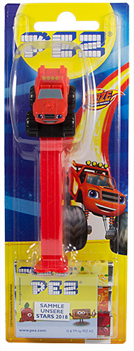 PEZ - Card MOC -Blaze and the Monster Machines - Blaze