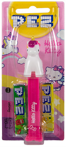 PEZ - Card MOC -Hello Kitty - Unicorn - Unicorn