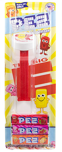 PEZ - Card MOC -PEZ Miscellaneous - Big E Puck MA - Massachusetts