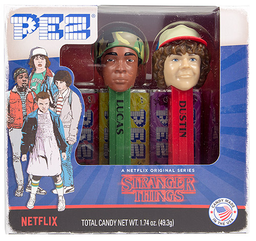PEZ - Card MOC -Movie and Series Characters - Stranger Things - Dustin