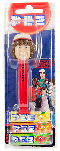 PEZ - Card MOC -Movie and Series Characters - Stranger Things - Dustin