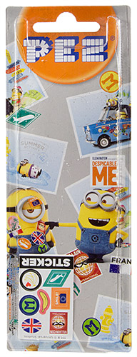 PEZ - Card MOC -Despicable Me - Despicable Me 3 - Minion Dave - screaming mouth - B