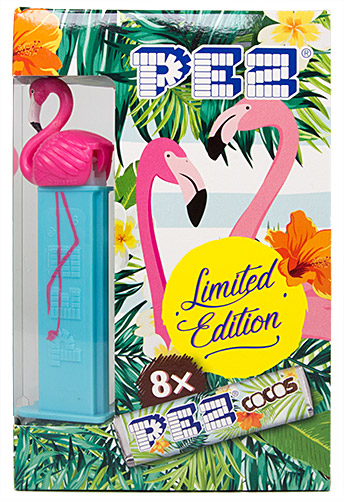 PEZ - Card MOC -PEZ Miscellaneous - Flamingo Mabel