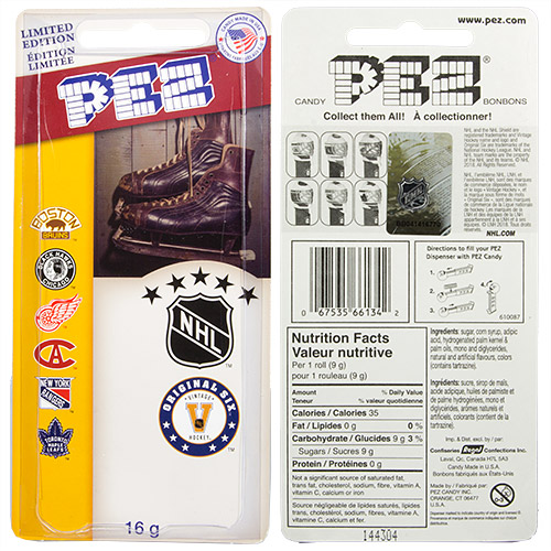 PEZ - Card MOC -Sports Promos - NHL - Team Masks - Toronto Maple Leafs