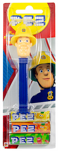 PEZ - Card MOC -Animated Movies and Series - Fireman Sam - Fireman Sam